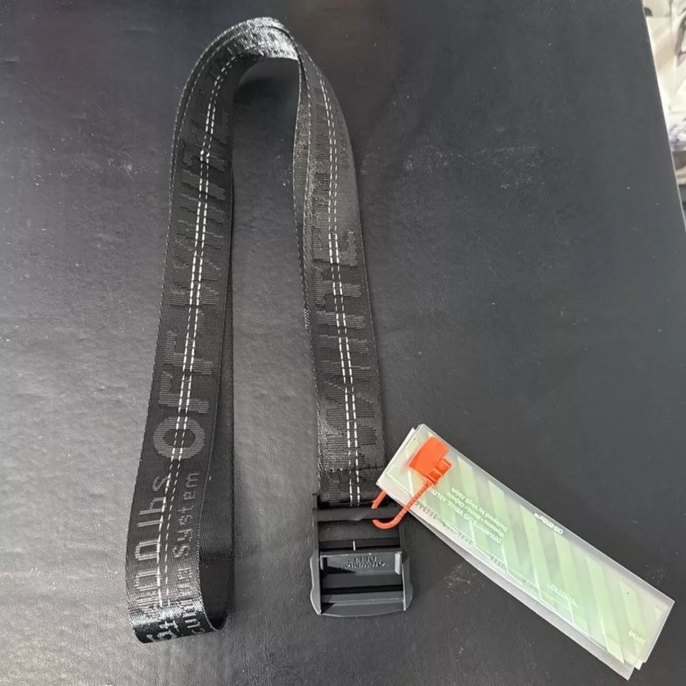 Off-White Industrial Black Belt